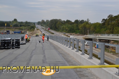 Jó ütemben halad az elkerülő építése