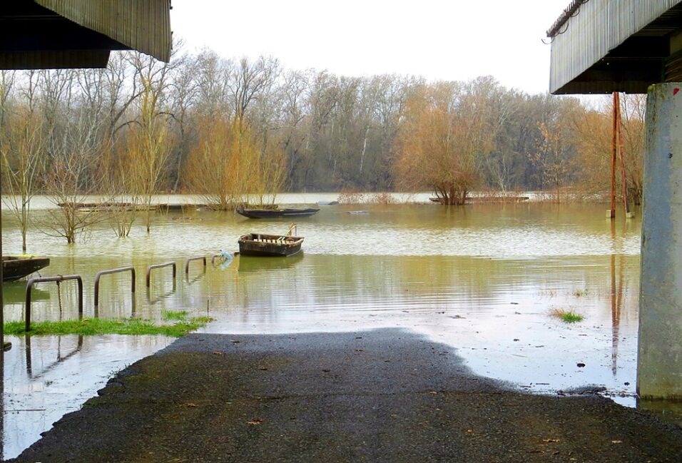 Kiöntött a Tisza Mártélynál 2