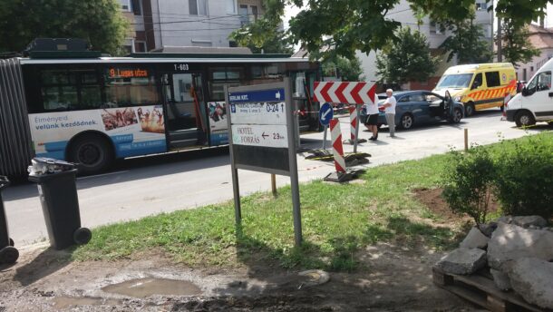 Baleset Szegeden