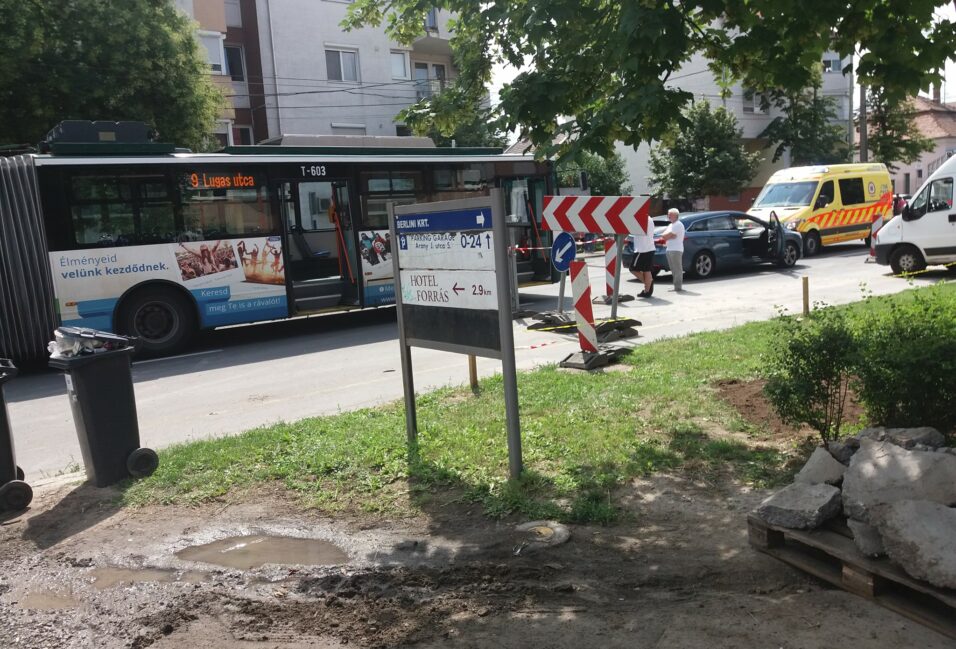 Baleset Szegeden