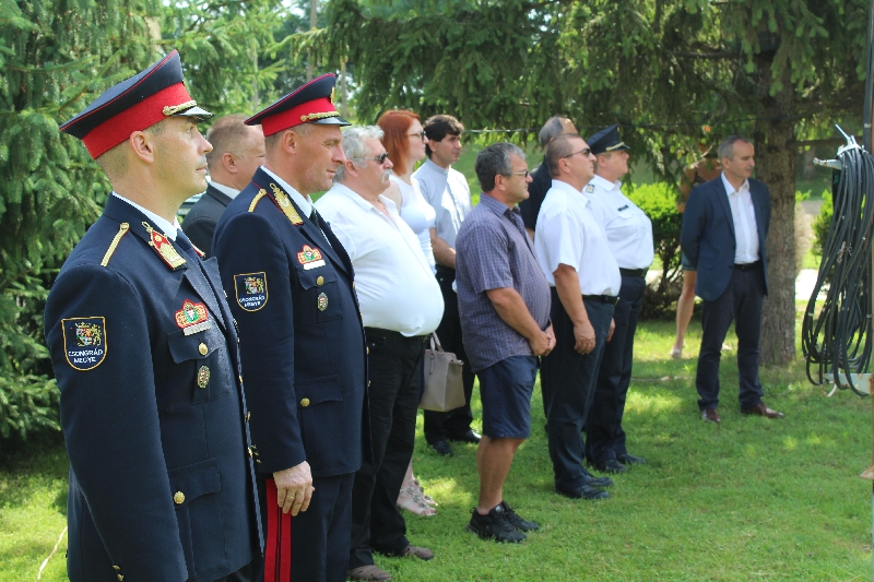 Csongrádra került az új magyar gyártású tűzoltóautók egyike