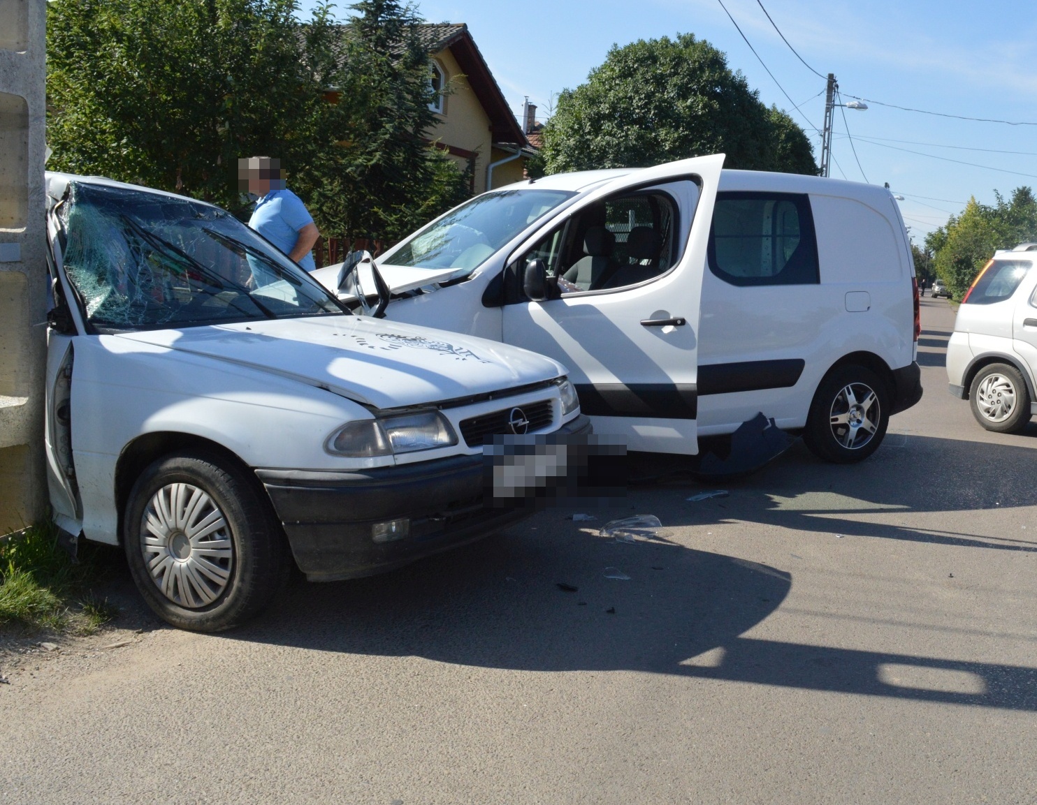 Durva baleset Vásárhelyen az Ipoly utcán 1