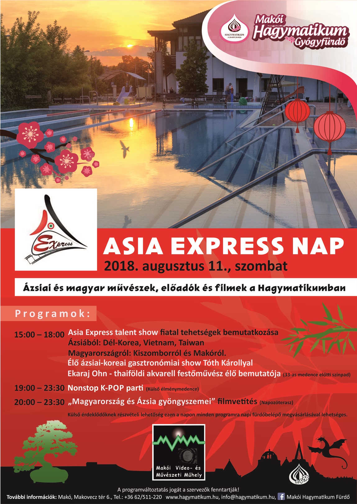 Asia Express Nap lesz a makói fürdőben 1