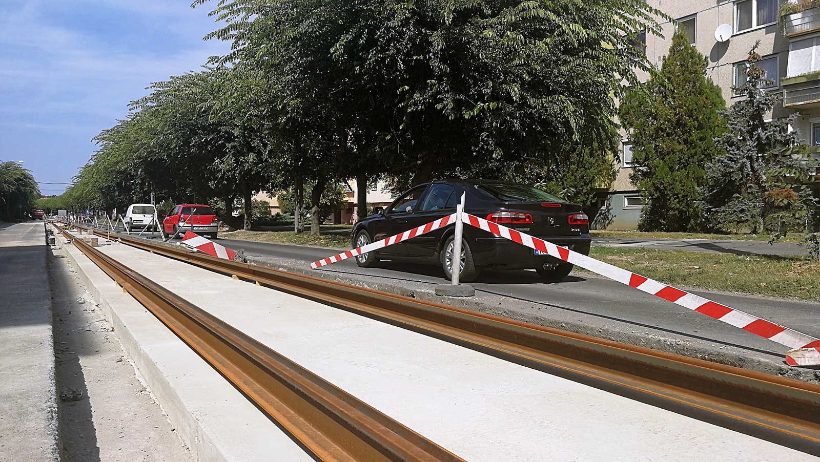 A Bajcsyn már láthatjuk a tram train síneit 3