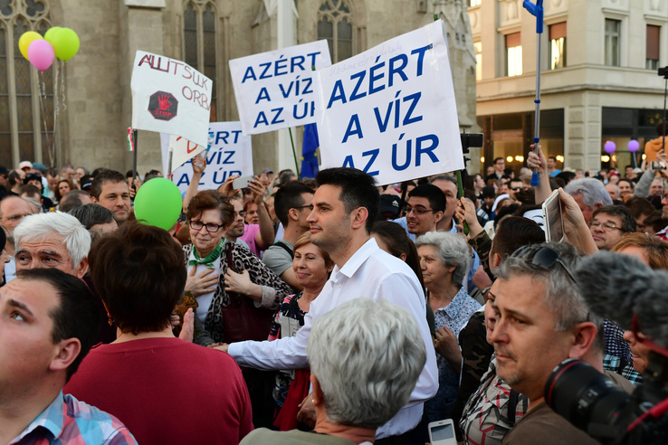 Márki-Zay tüntetés