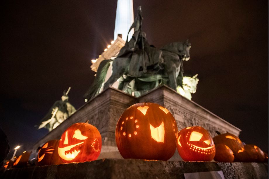 A nap képe: töklámpás fesztivál Budapesten 1