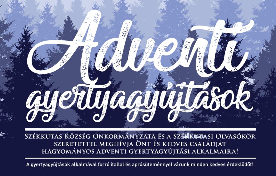 A civil szerezetek gyújtják a harmadik adventi gyertyát Székkutason