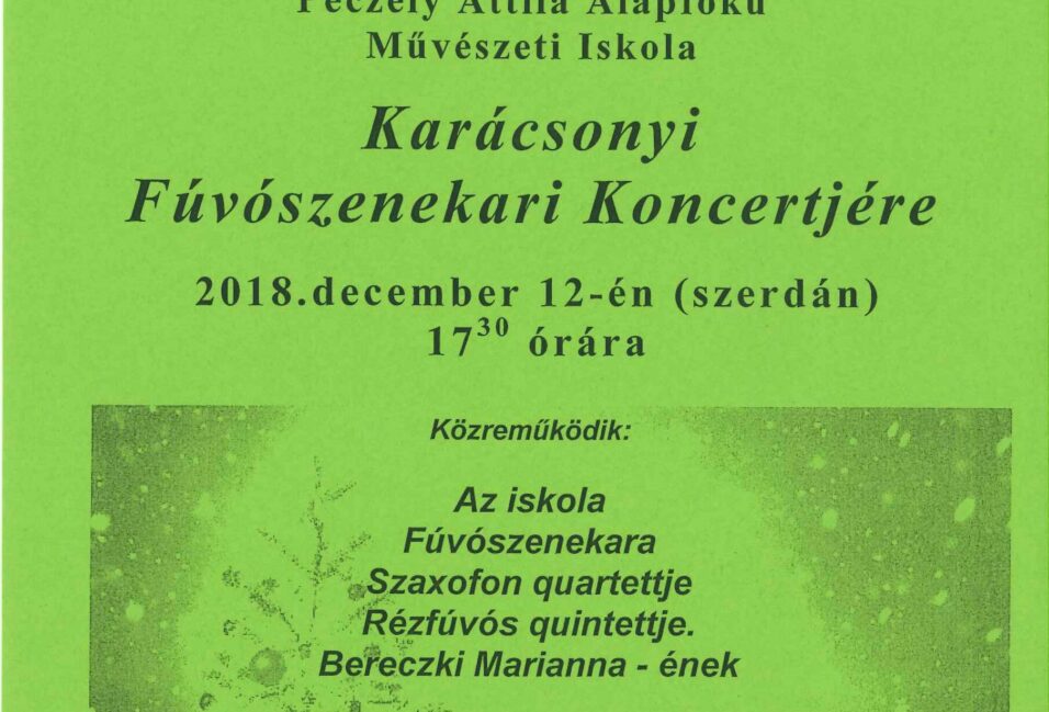 Karácsonyi fúvószenekari koncert