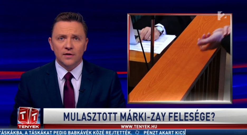 TV2: Mulasztott Márki-Zayné felesége?