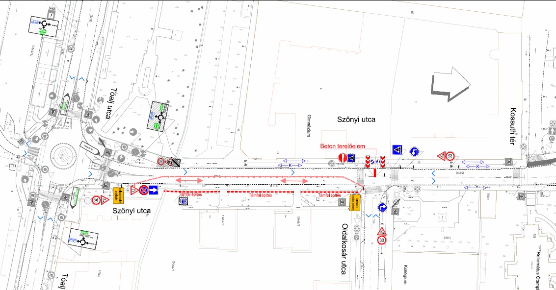 A Szőnyi utcán is megkezdik a tram-train munkálatait 3