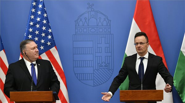 Szijjártó: javulnak a magyar-amerikai politikai kapcsolatok