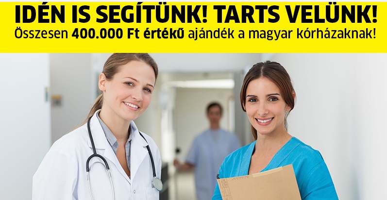 400 ezer forintos ajándékhoz segítheti a vásárhelyi kórházat csupán egy szavazattal!