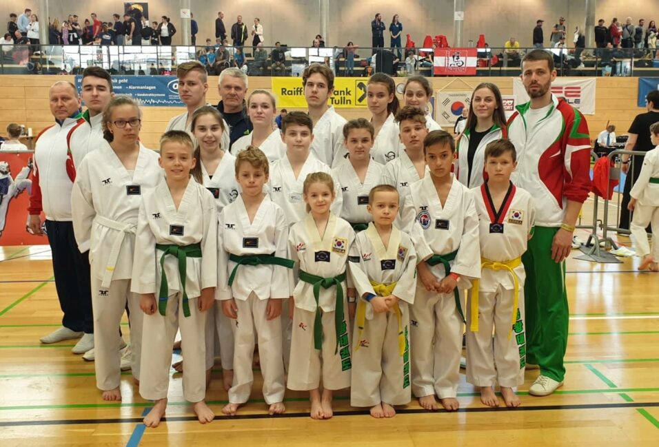 Érmekkel tértek haza Ausztriából a Máté Taekwondo & Hapkido KHSE versenyzői