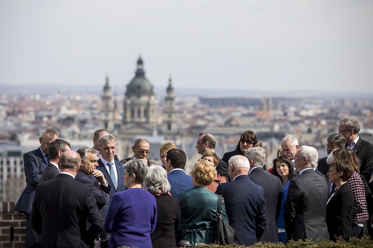 Német kereszténydemokratákkal tárgyalt Orbán Viktor