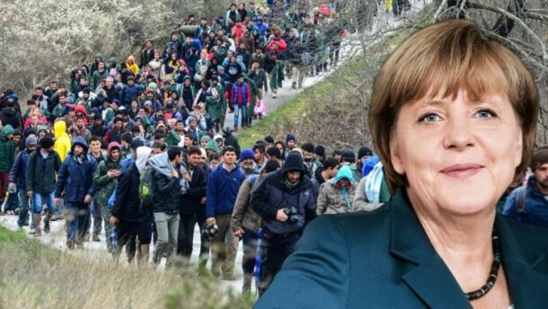 Merkel migránsok