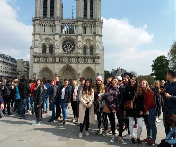 A vásárhelyi gimisek még a tűz előtt látták a Notre-Dame-ot - fotók 2