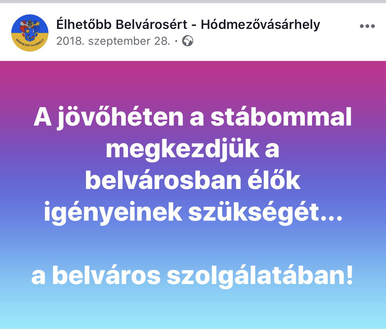 Olvasói levél: Hódmezővásárhely Európa éllovasa! 1