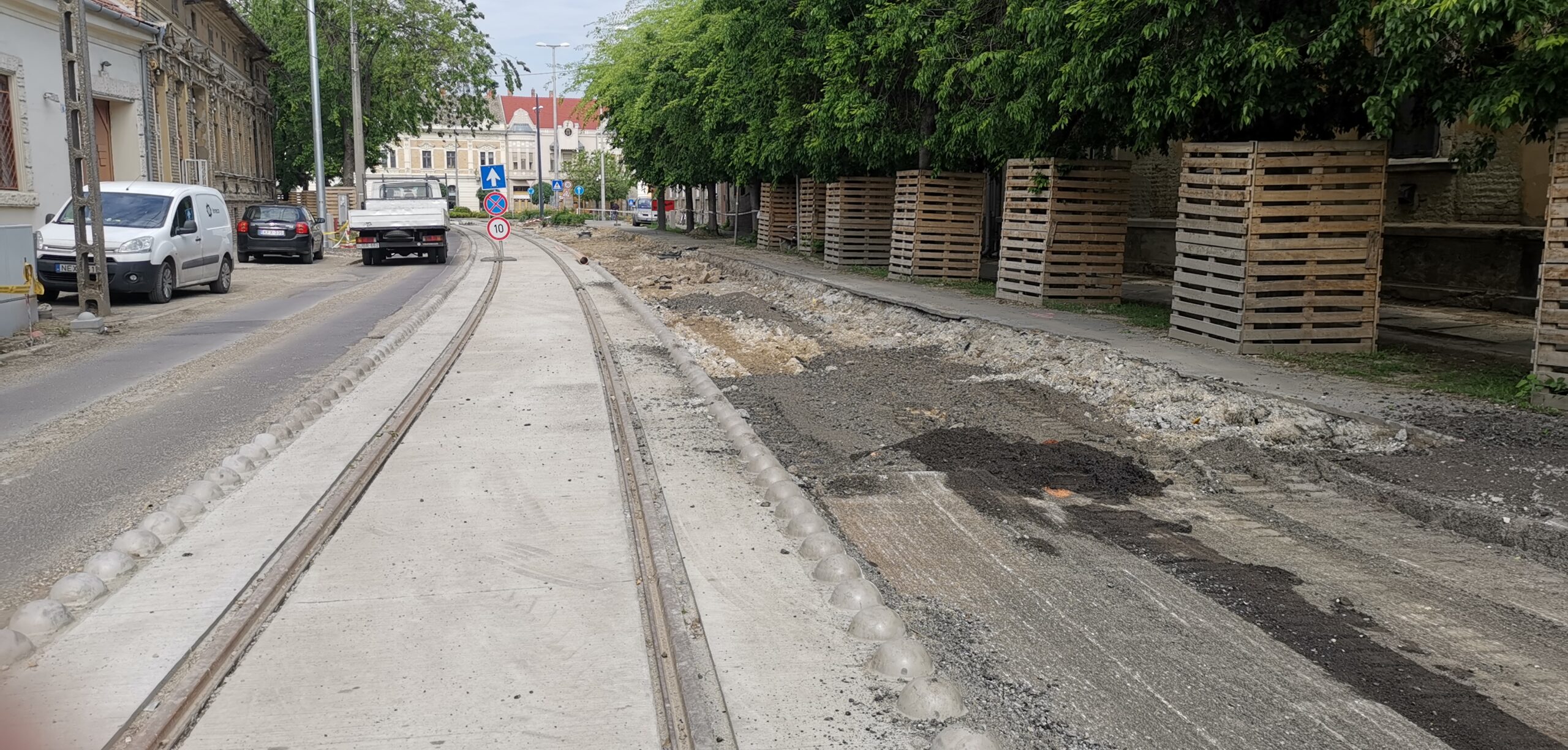 Friss körkép a tram-trainről: így áll az építkezés Vásárhelyen 3