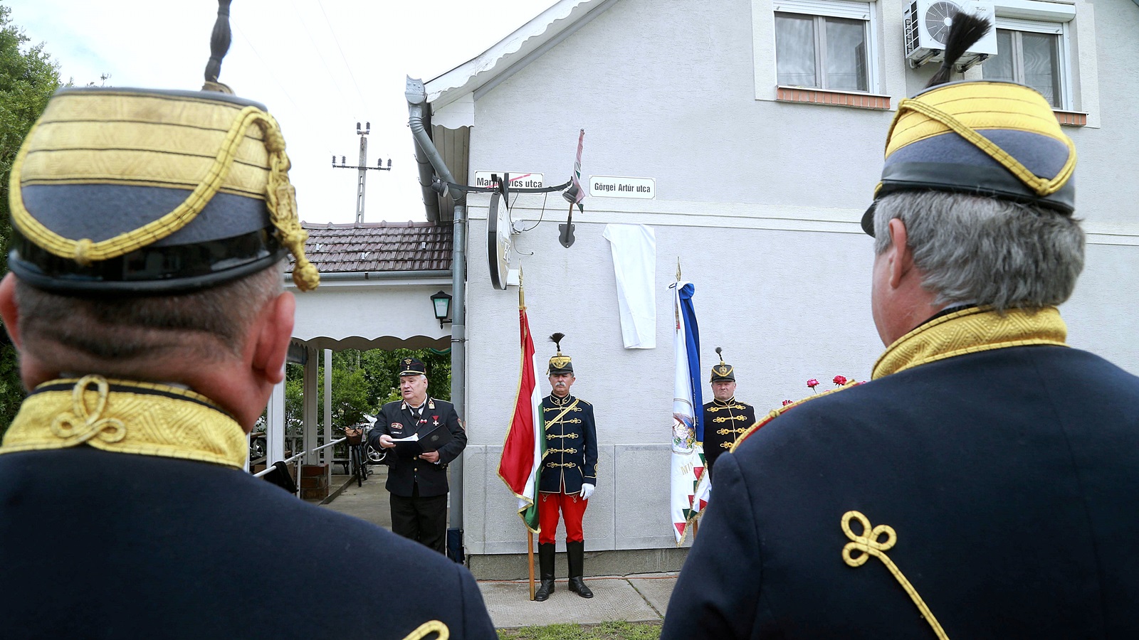 Névtáblát avattak Görgei Artúr tiszteletére Hódmezővásárhelyen 3