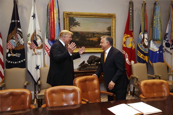 Trump: Orbán Viktort egész Európában tisztelik