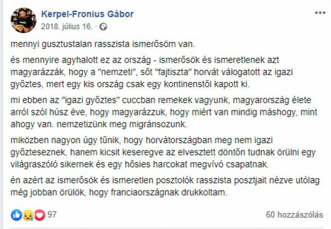 Agyhalottnak nevezte hazáját, Magyarországot a Momentum főpolgármester-jelöltje