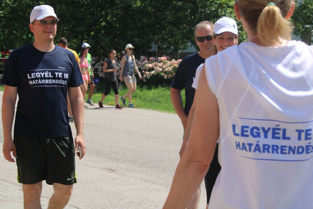 Maratonfutást rendeztek a határrendészet népszerűsítéséért 2