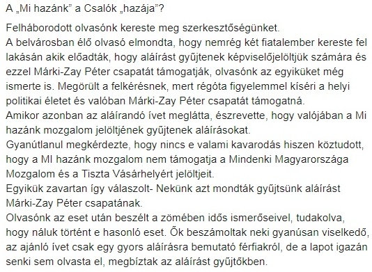 Csalással vádolta egy csoport a vásárhelyi Mi Hazánkat – íme a válasz