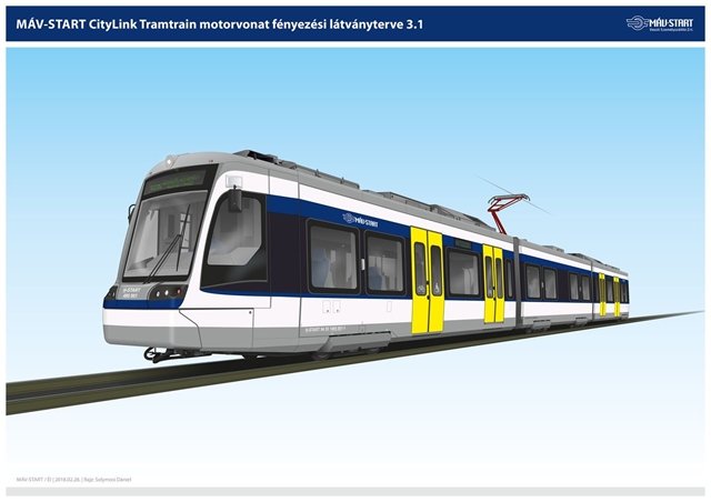 Közel 40 méteresek és 70 tonnások lesznek a Tram-Train szerelvényei (X)