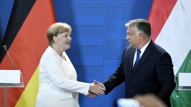 Angela Merkel és Orbán Viktor