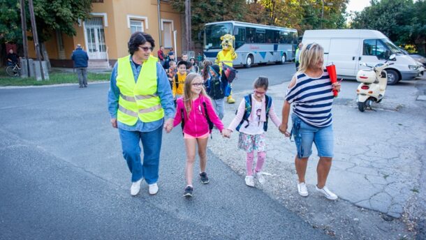 Csütörtök reggel Újvároson segített a tigris