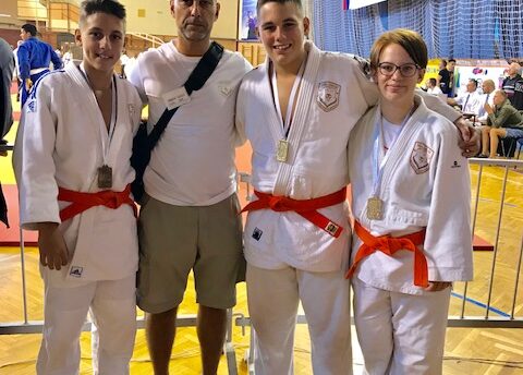 Dobogón álltak a hétvégén a Hód Judo SE fiataljai