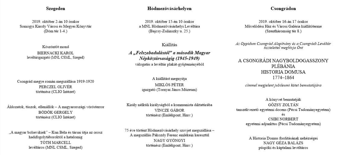 Programajánló: Kutatók éjszakája a Levéltárban