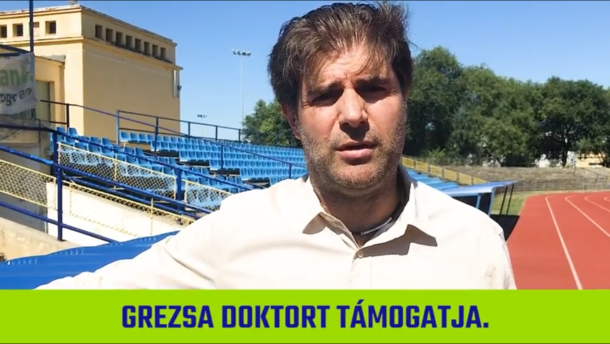 Kandó Róbert futballedző is Grezsa Istvánt támogatja