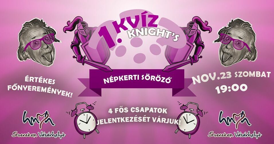 Kocsmakvízre invitál a Szeretem Vásárhelyt Egyesület