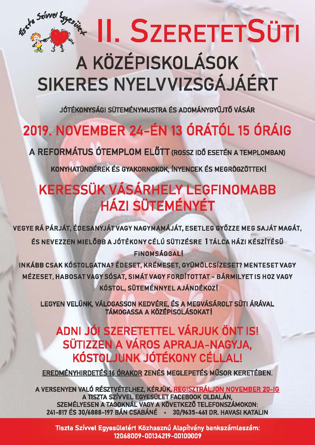 Szeretetsüti a sikeres nyelvvizsgáért