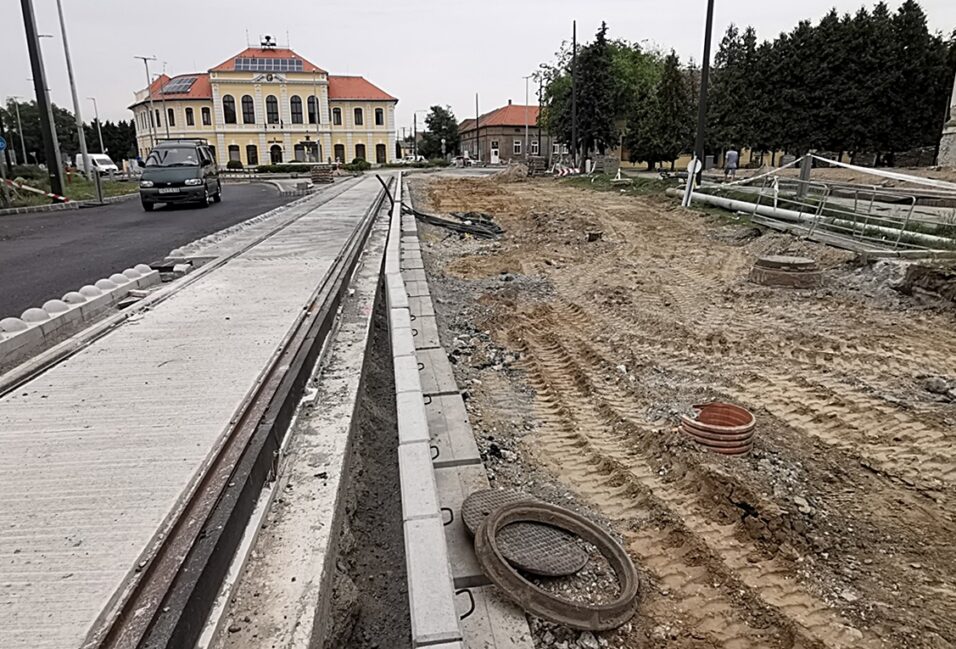 Tram-Train körkép: így halad az építkezés Vásárhelyen 1