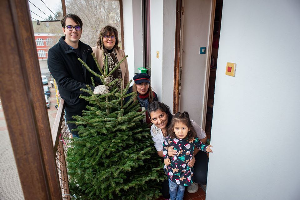 Karácsonyfákat vitt ajándékba a Szeretem Vásárhelyt Egyesület 1