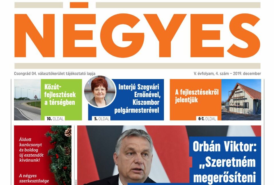 Péntektől terjesztik a Négyes újságot