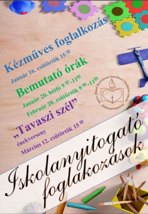 Iskolanyitogató foglalkozások a Kertvárosi iskolában