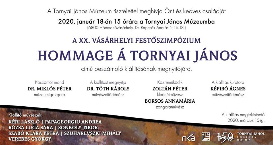 Szombaton nyílik meg a Hommage á Tornyai János kiállítás