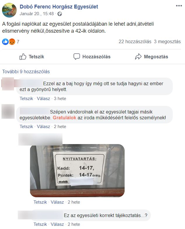 Nem szűnik meg a Dobó Ferenc Horgász Egyesület 6