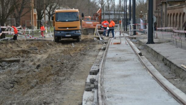 Tavasszal tovább halad a tram-train építése