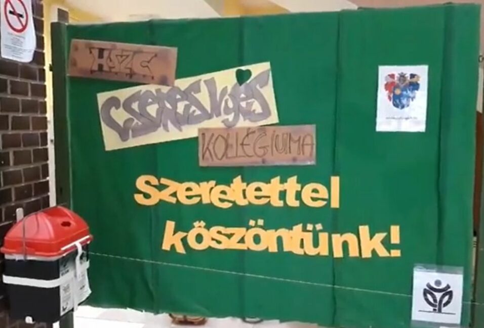 A Cseresnyés Kollégium is csatlakozott A Kiállás Pillanatához! (videó)