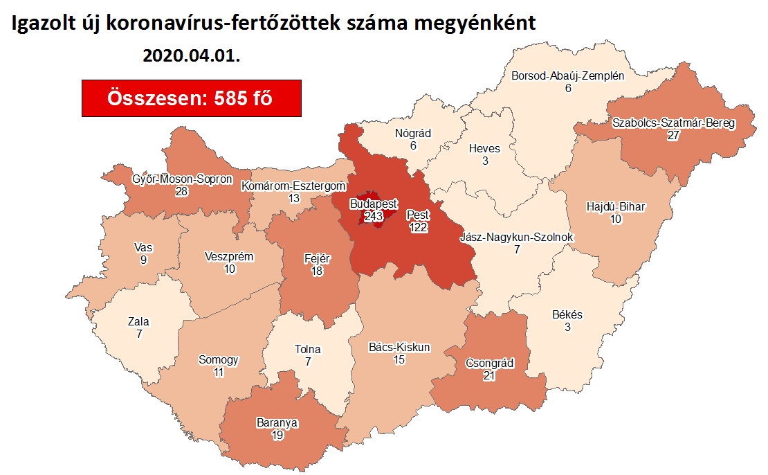Már 21 fertőzött van Csongrád megyében