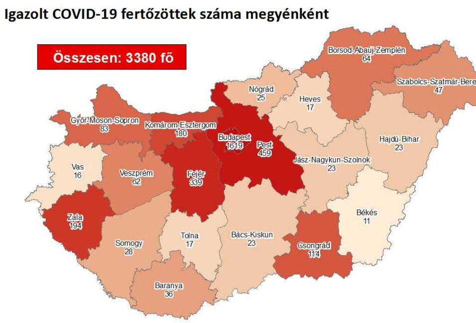 114-en koronavírusosak Csongrád megyében