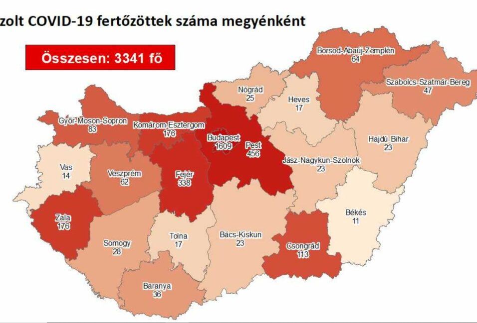 Öt új beteg megyénkben