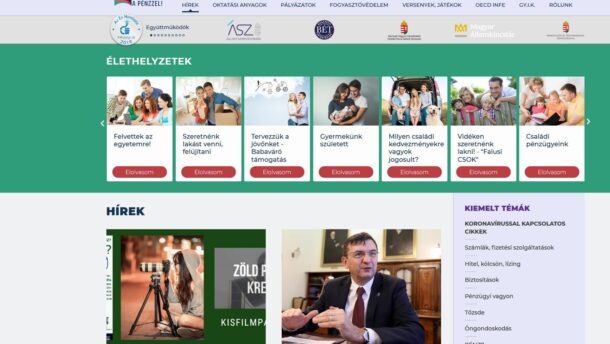 Pénzügyi tudatosságra nevel a példaértékű kormányzati portál