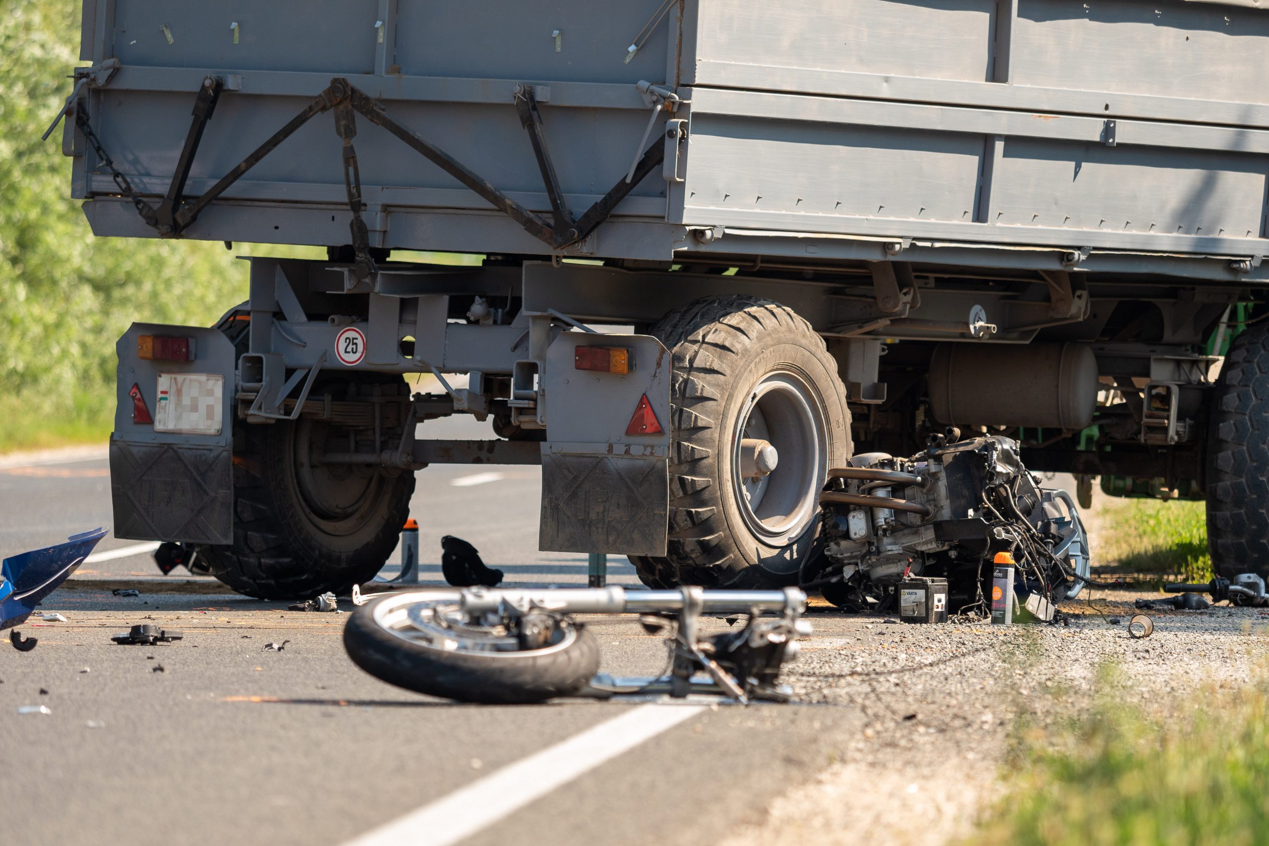 Halálos motorosbaleset történt Dunaföldvárnál 1