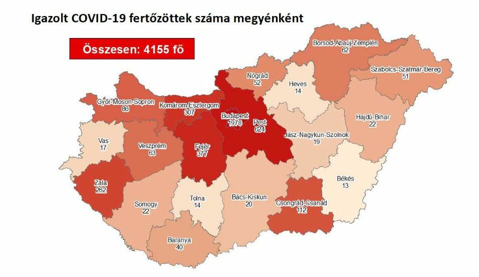 Változatlan a fertőzöttek száma Csongrád-Csanádban