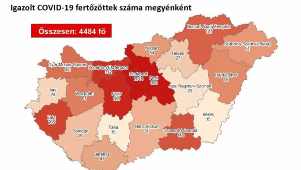 Egy új fertőzött a megyében